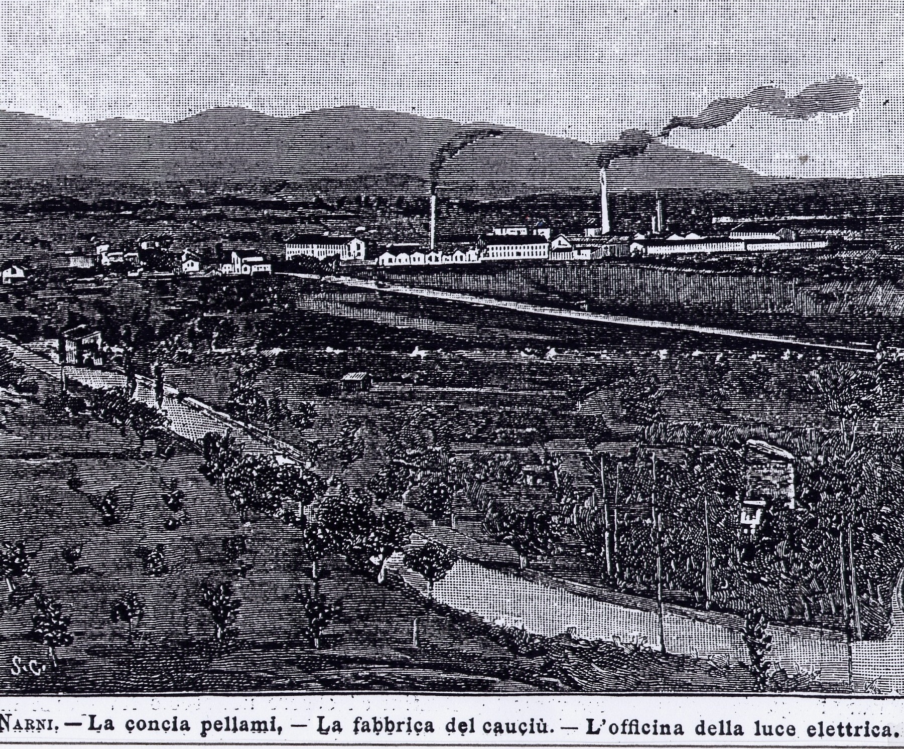 NARNI NELLA STORIA / LA CENTRALE E LA LAPIDE SPARITA